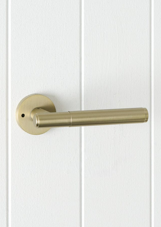 TileCloud TAPWARE Melbourne Door Handle Warm Brushed Nickel