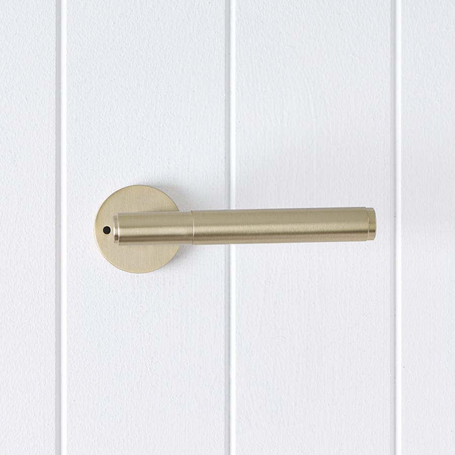 TileCloud TAPWARE Melbourne Door Handle Warm Brushed Nickel