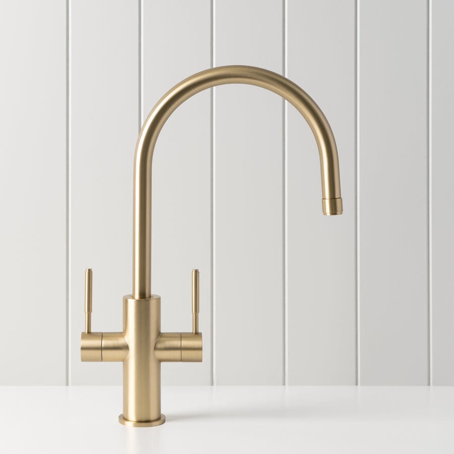 TileCloud TAPWARE Melbourne Kitchen Mixer Brushed Brass