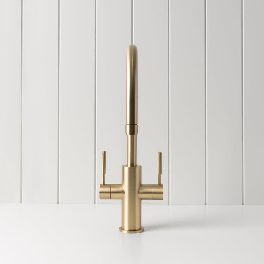 TileCloud TAPWARE Melbourne Kitchen Mixer Brushed Brass