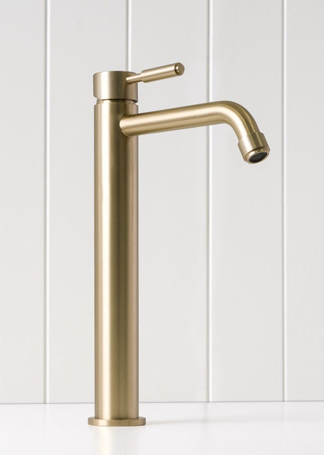 Yabby TAPWARE Melbourne Tall  Basin Mixer Warm Brushed Nickel