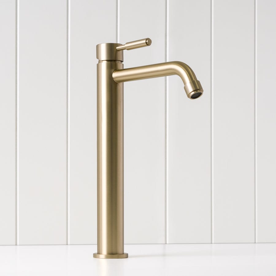 Yabby TAPWARE Melbourne Tall  Basin Mixer Warm Brushed Nickel