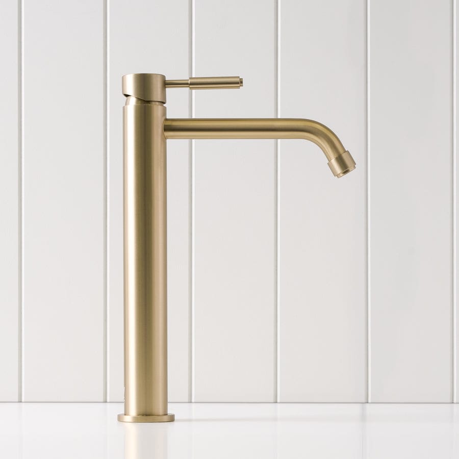 Yabby TAPWARE Melbourne Tall  Basin Mixer Warm Brushed Nickel