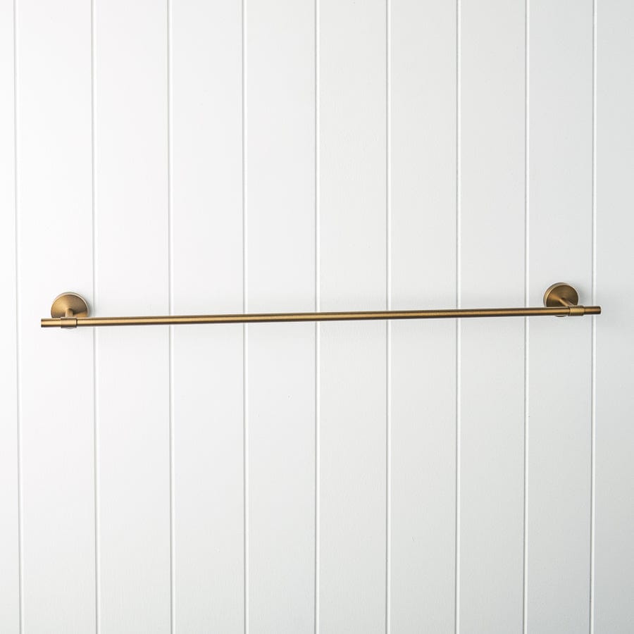 TileCloud TAPWARE Melbourne Towel Rail Antique Brass 750mm