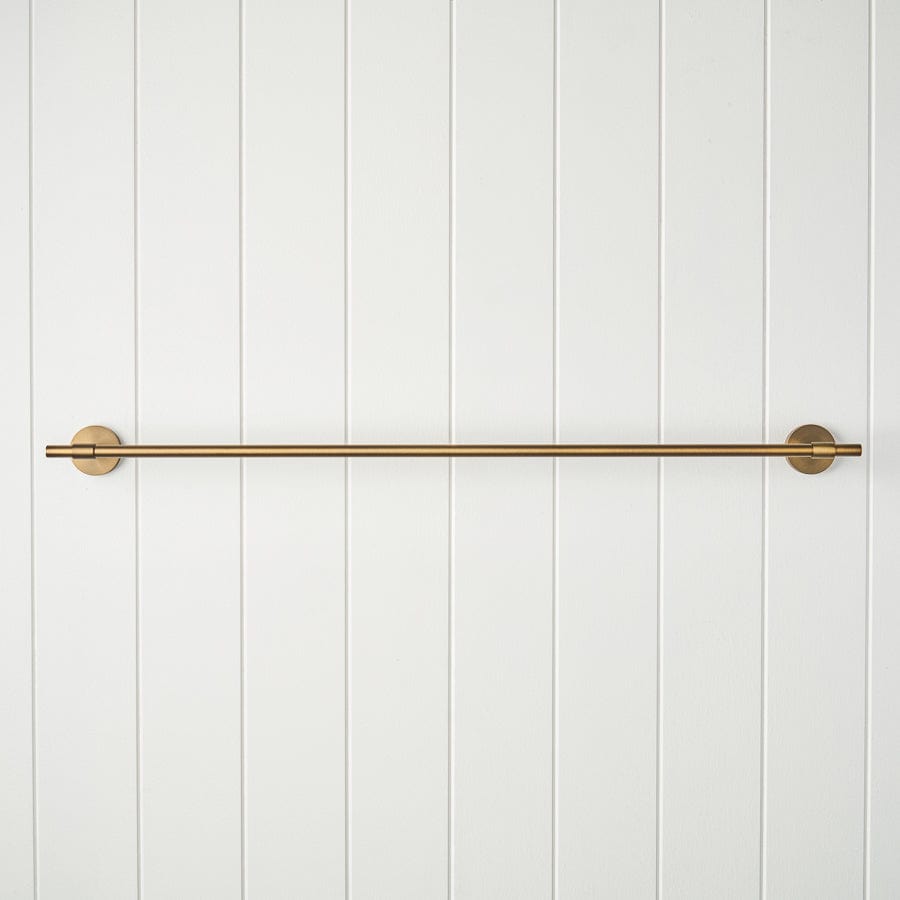 TileCloud TAPWARE Melbourne Towel Rail Antique Brass 750mm