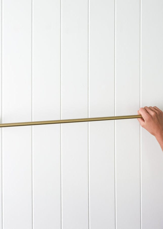TileCloud TAPWARE Melbourne Towel Rail Warm Brushed Nickel
