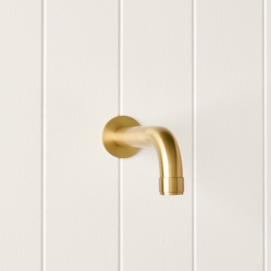 TileCloud TAPWARE Melbourne Wall Spout Brushed Brass