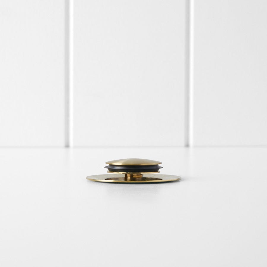 Yabby TAPWARE Pop Up Waste Brushed Brass - Overflow