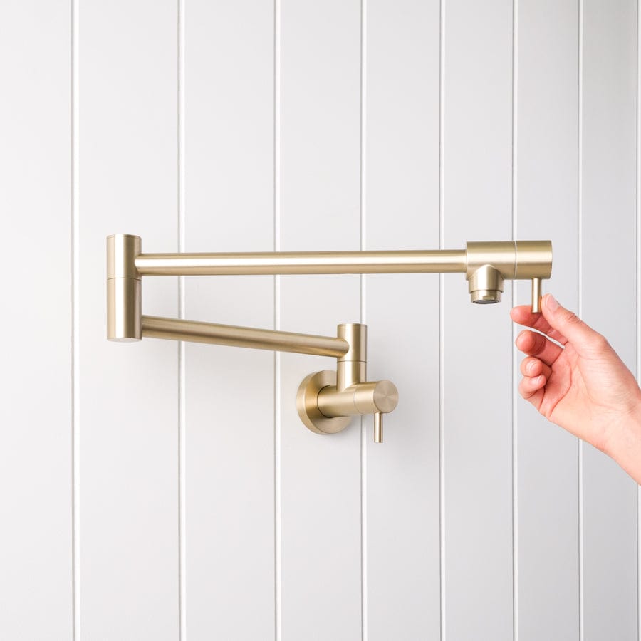 Yabby TAPWARE Pot Filler Warm Brushed Nickel