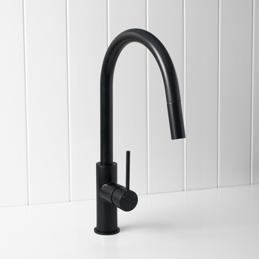 Yabby TAPWARE Pullout kitchen Mixer Matte Black