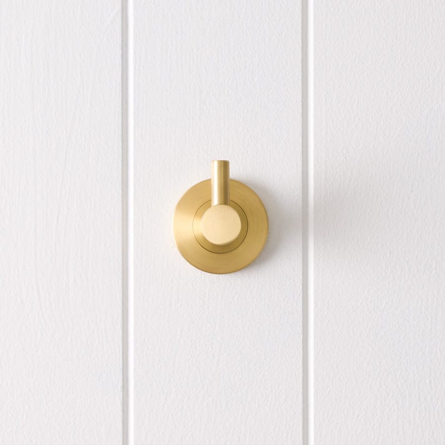 Yabby TAPWARE Robe Hook Brushed Brass