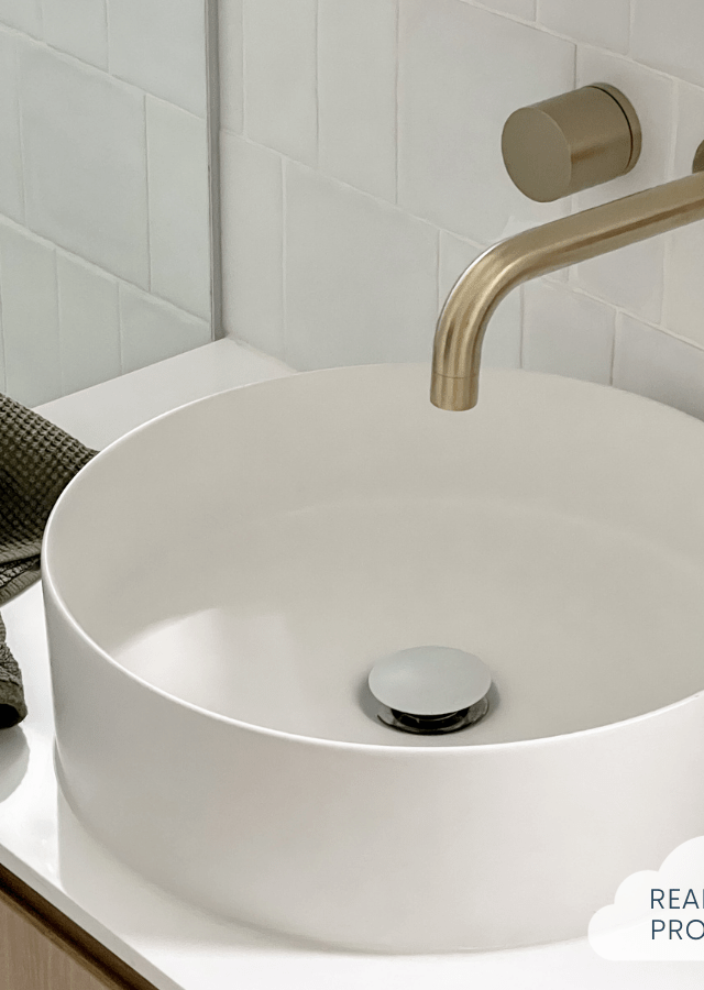 Yabby TAPWARE Round Taps Brushed Brass