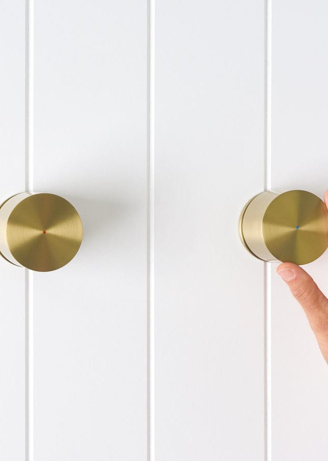 Yabby TAPWARE Round Taps Brushed Brass
