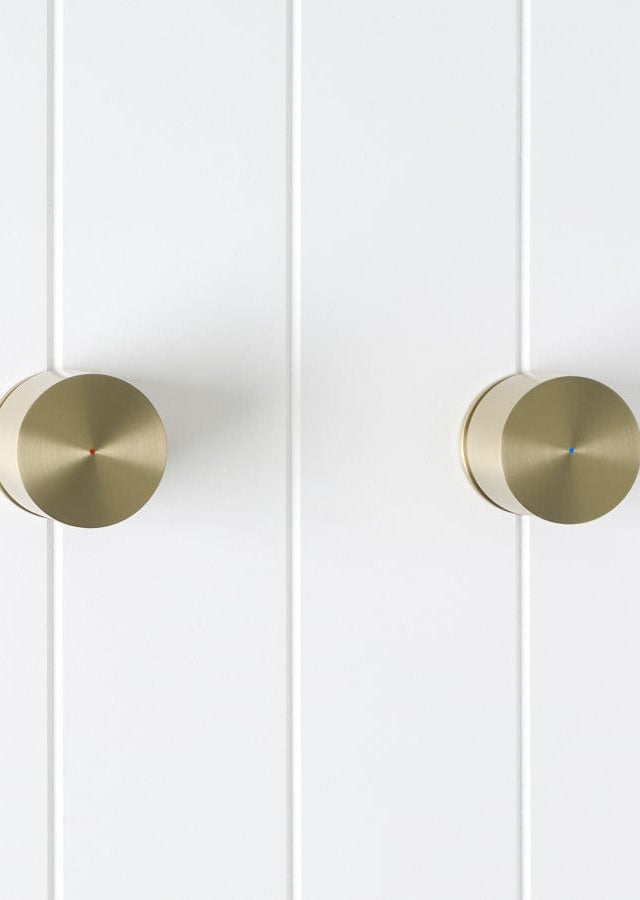 Yabby TAPWARE Round Taps Warm Brushed Nickel