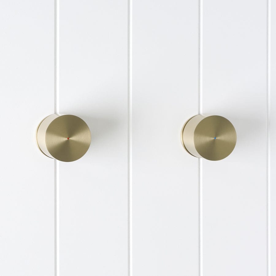 Yabby TAPWARE Round Taps Warm Brushed Nickel
