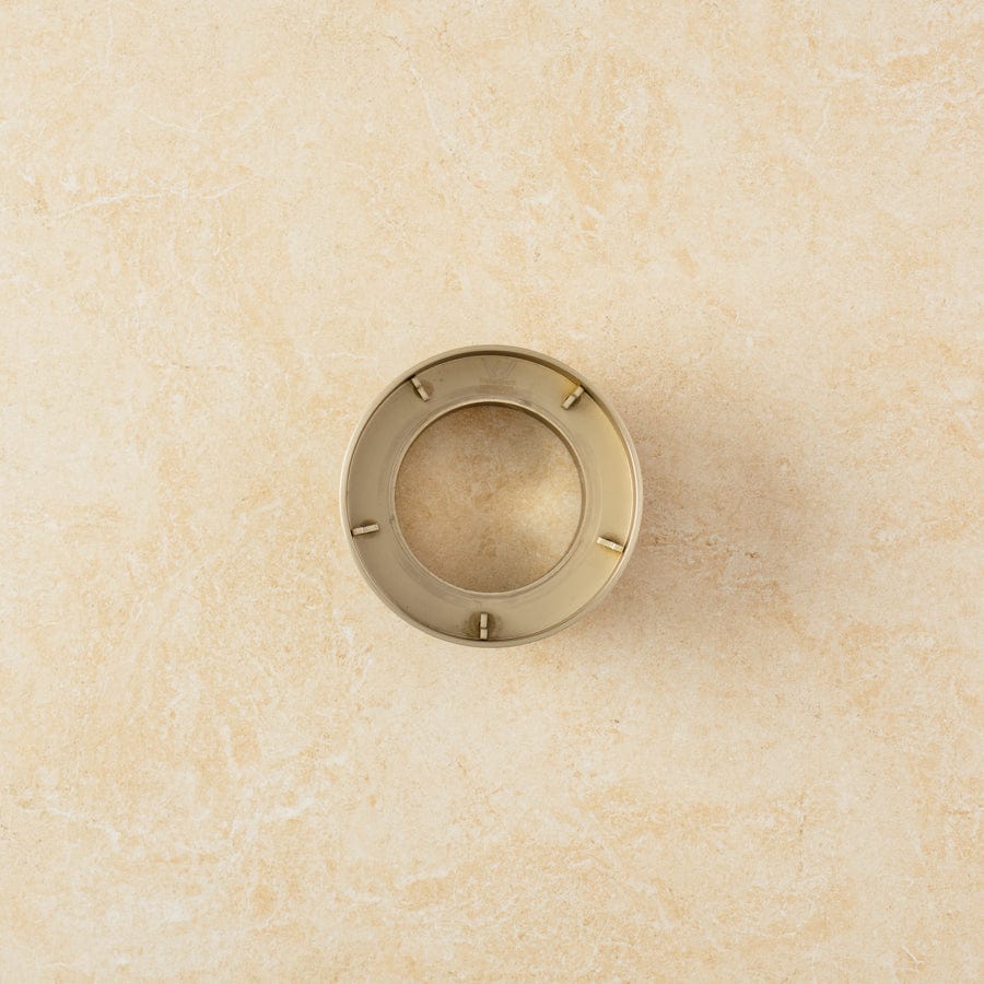 TileCloud TAPWARE Round Tile Insert Floor Waste Warm Brushed Nickel