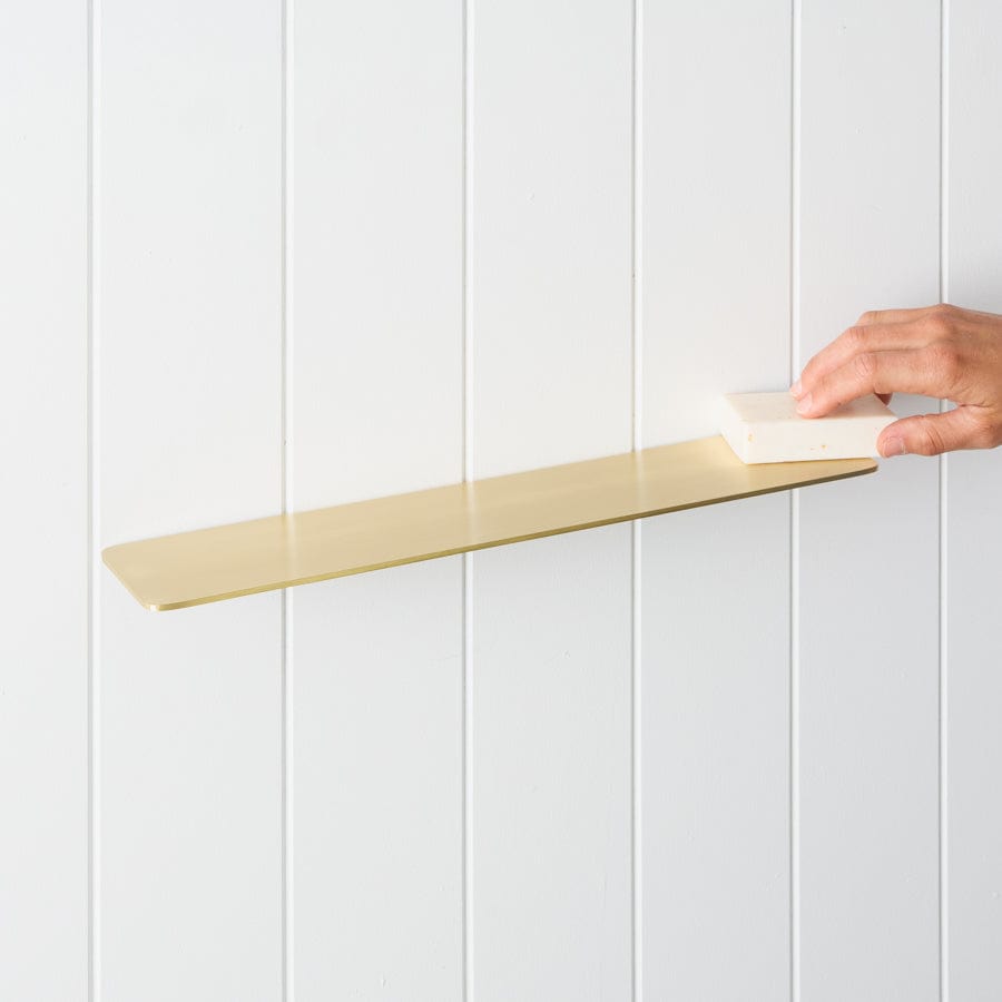 TileCloud TAPWARE Shampoo Shelf Brushed Brass