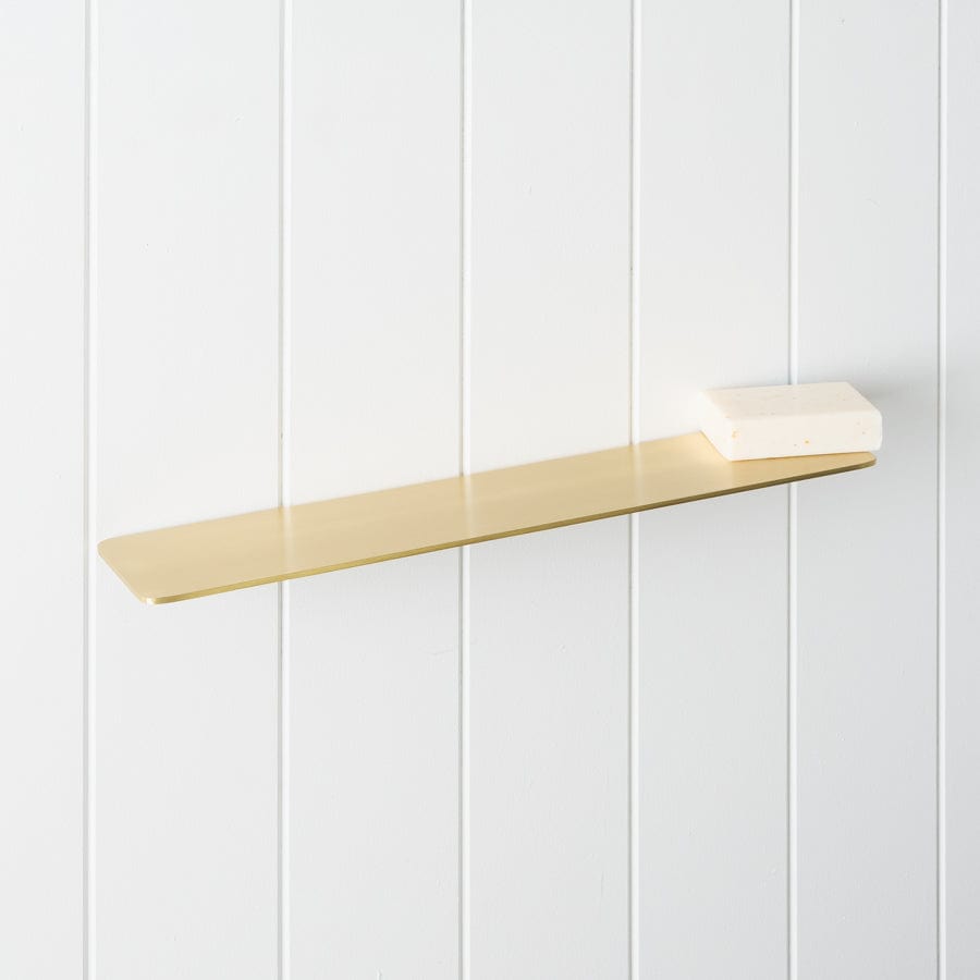 TileCloud TAPWARE Shampoo Shelf Brushed Brass