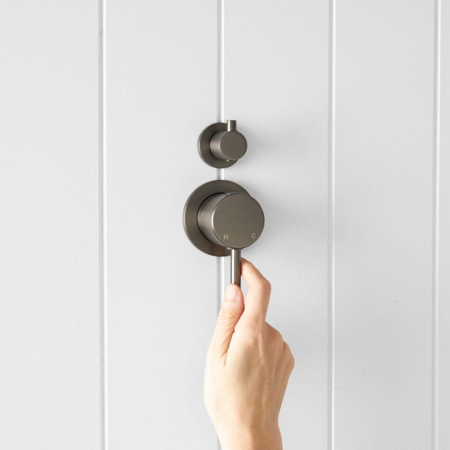 Yabby TAPWARE Shower Diverter and Mixer Gunmetal v2