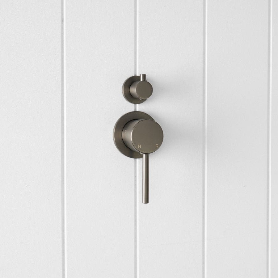 Yabby TAPWARE Shower Diverter and Mixer Gunmetal v2