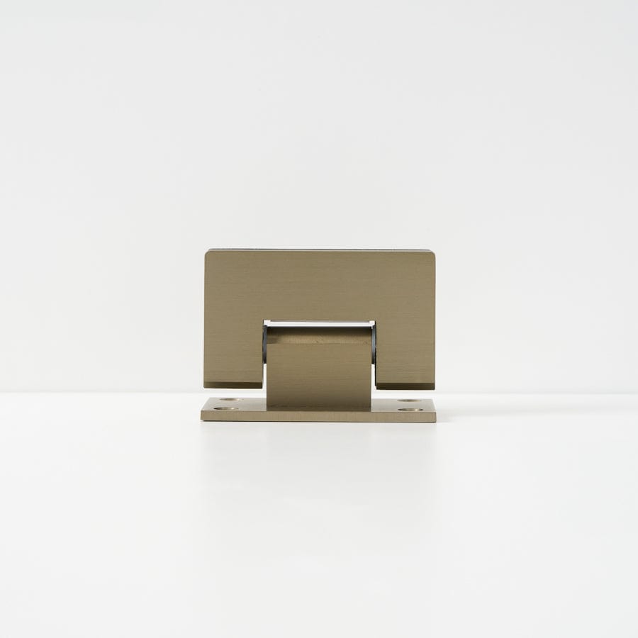 Yabby TAPWARE Shower Hinge Glass to Wall Warm Brushed Nickel