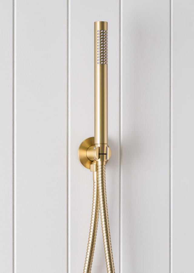 Yabby TAPWARE Shower hose + Sprayer Brushed Brass