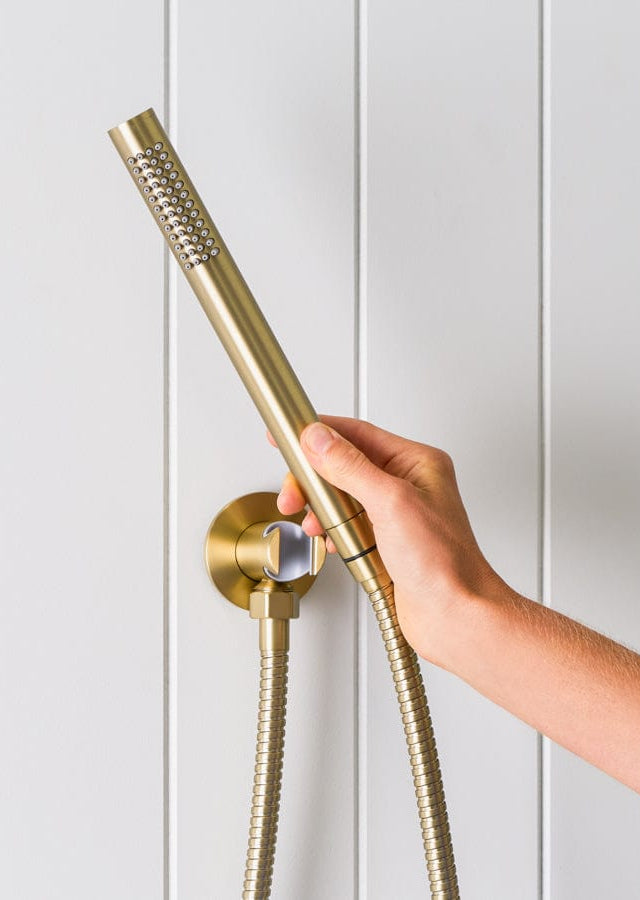 Yabby TAPWARE Shower hose + Sprayer Brushed Brass