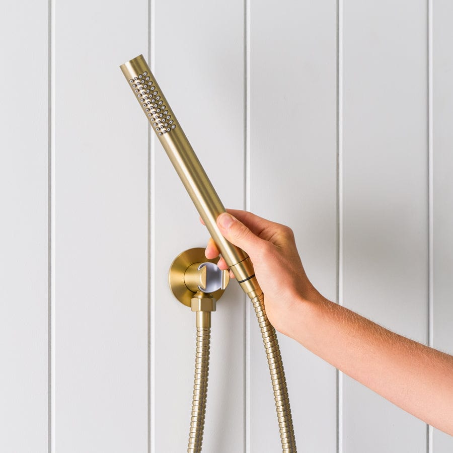 Yabby TAPWARE Shower hose + Sprayer Brushed Brass