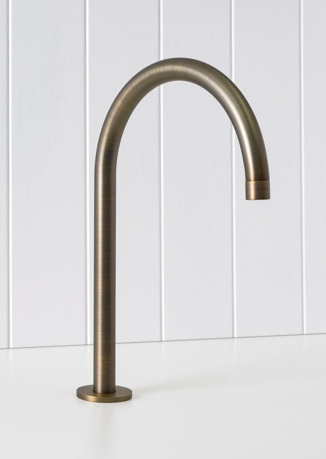 Yabby TAPWARE Sydney Basin Spout Antique Brass