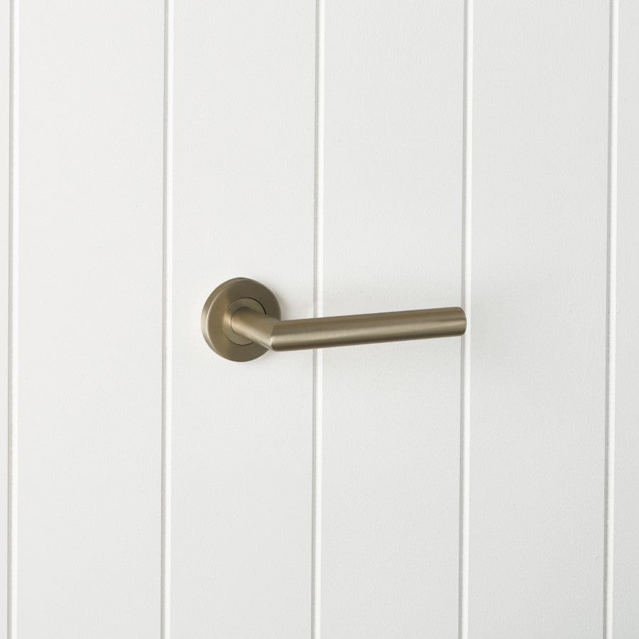 Yabby TAPWARE Sydney Door Handle Warm Brushed Nickel