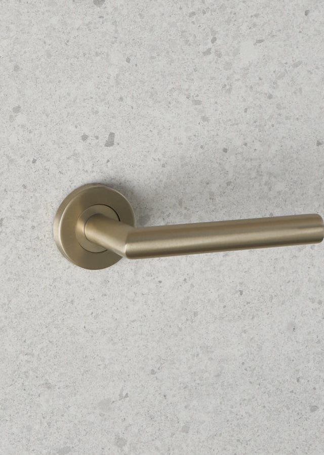 Yabby TAPWARE Sydney Door Handle Warm Brushed Nickel