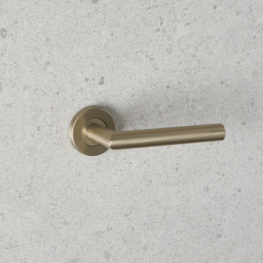 Yabby TAPWARE Sydney Door Handle Warm Brushed Nickel