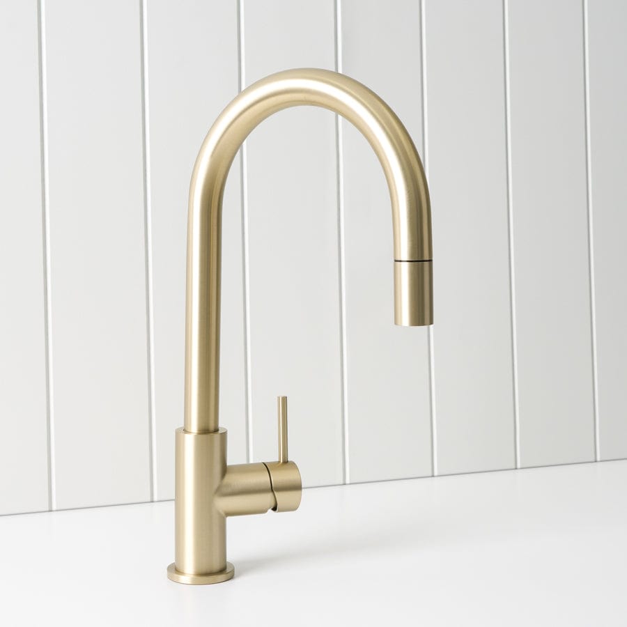 Yabby TAPWARE Sydney Pullout Kitchen Mixer Warm Brushed Nickel