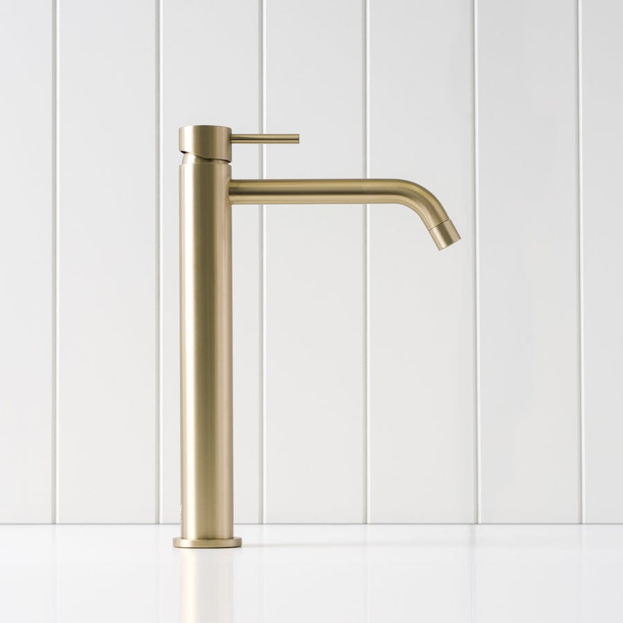 Yabby TAPWARE Sydney Tall Basin Mixer Warm Brushed Nickel