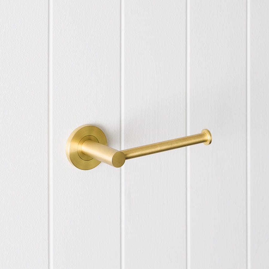 Yabby TAPWARE Sydney Toilet Roll Holder Brushed Brass