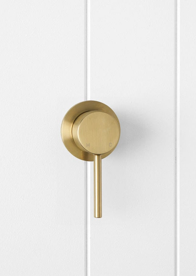 Yabby TAPWARE Sydney Wall Mixer Brushed Brass