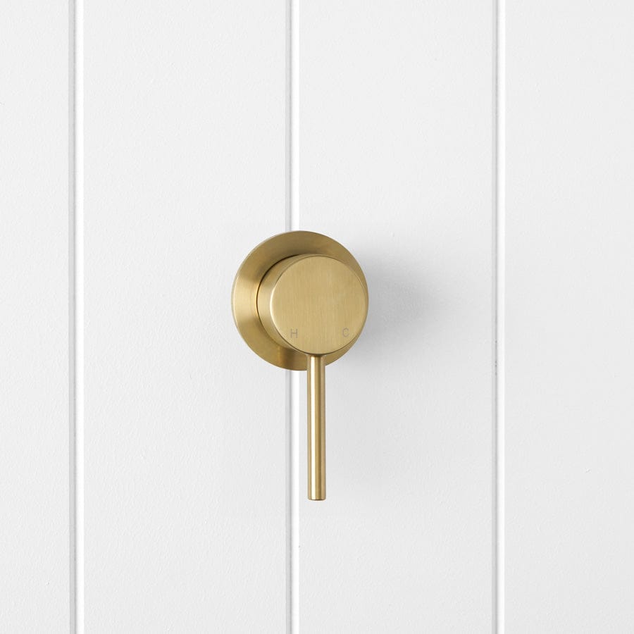 Yabby TAPWARE Sydney Wall Mixer Brushed Brass