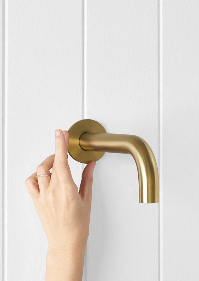 Yabby TAPWARE Sydney Wall Spout Brushed Brass