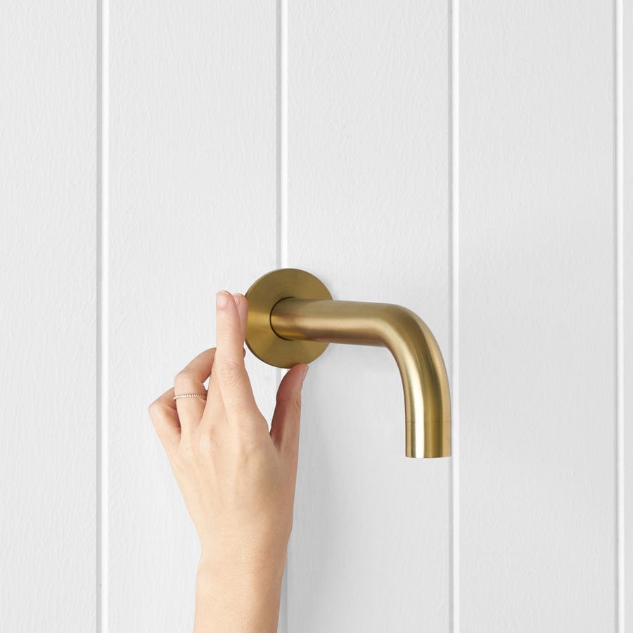 Yabby TAPWARE Sydney Wall Spout Brushed Brass