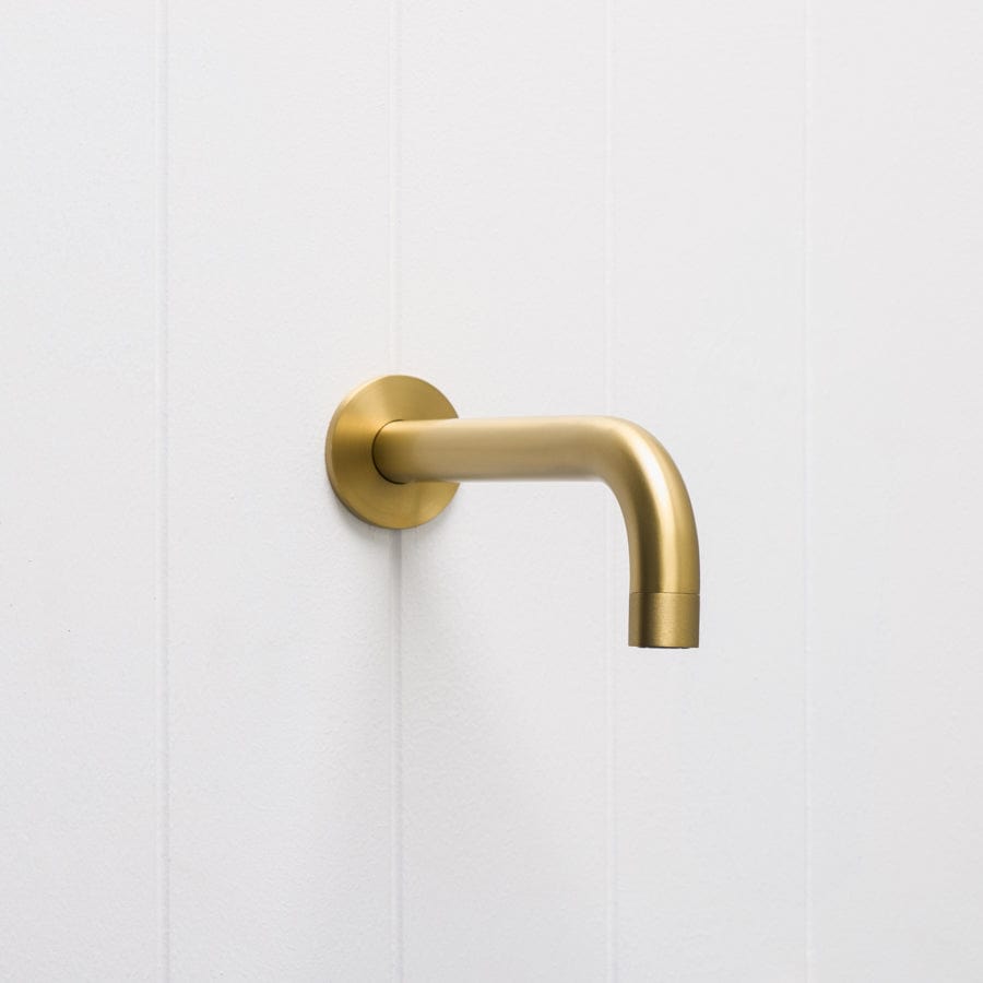Yabby TAPWARE Sydney Wall Spout Brushed Brass