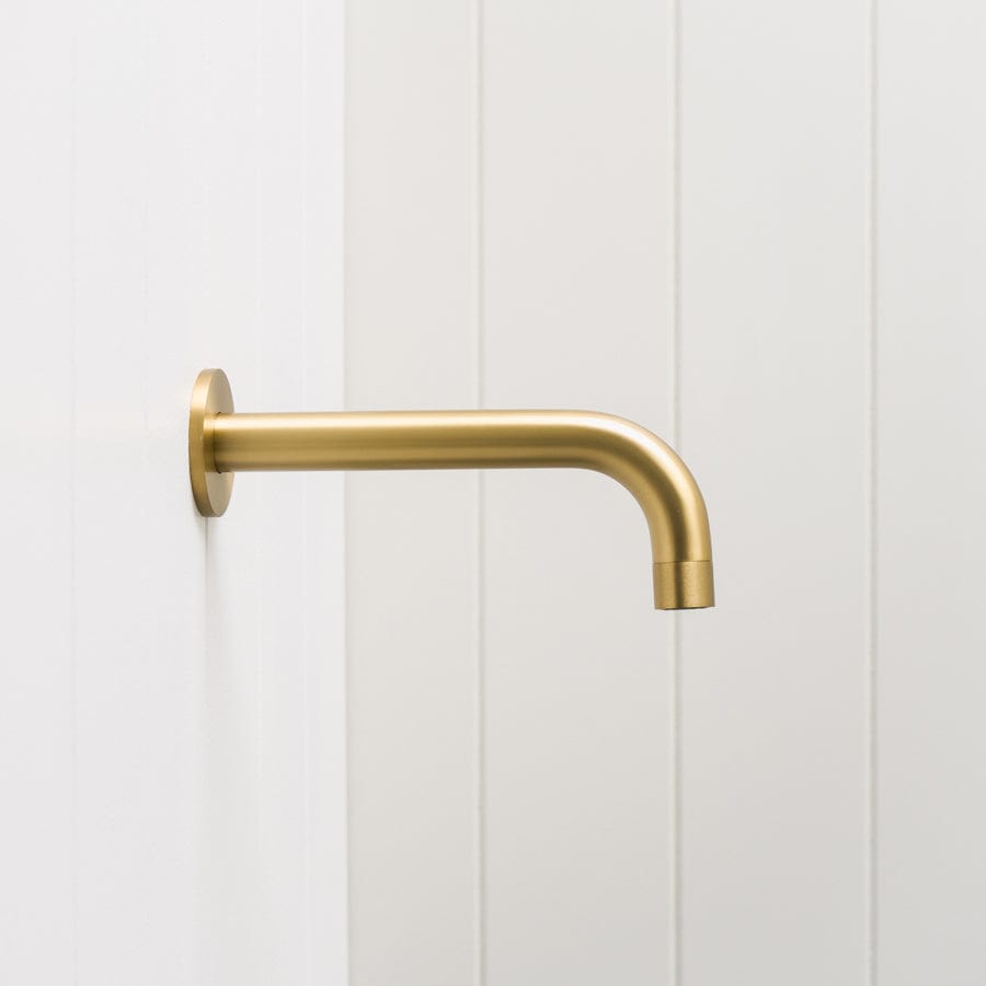 Yabby TAPWARE Sydney Wall Spout Brushed Brass