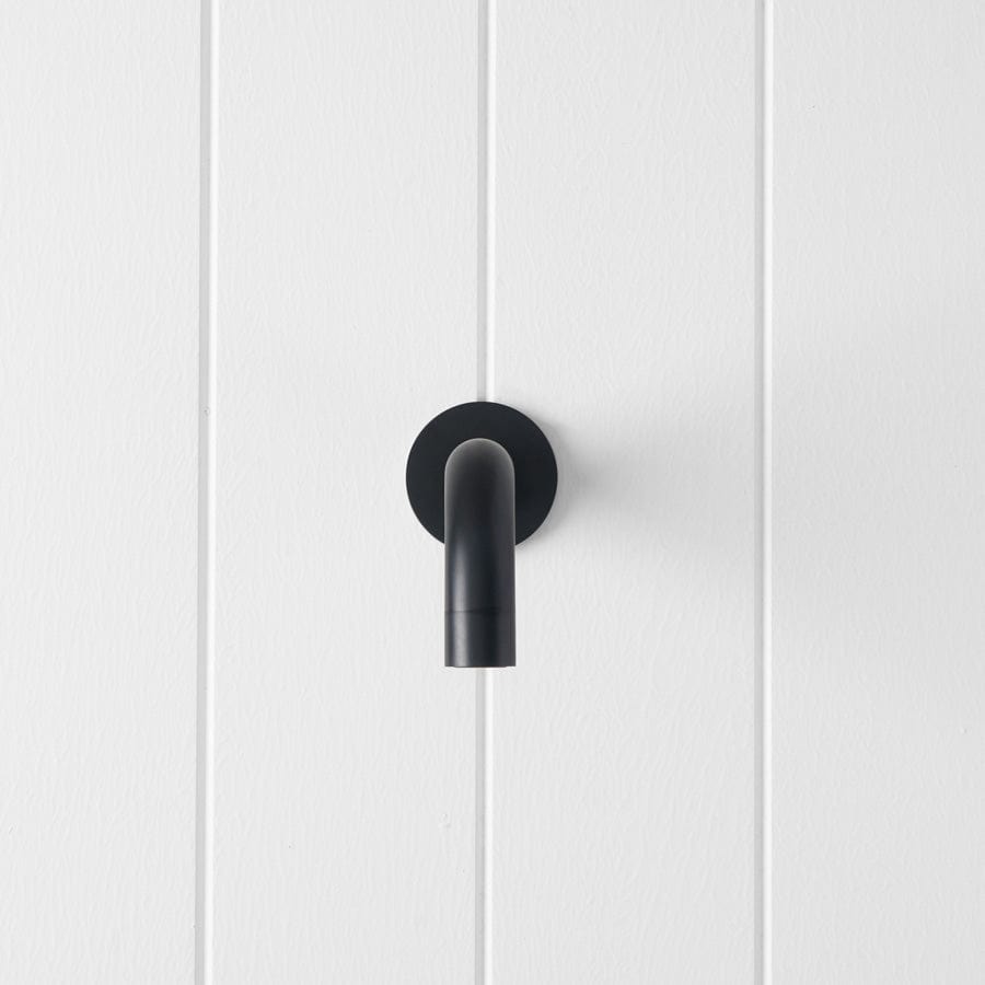 Yabby TAPWARE Sydney Wall Spout Matte Black