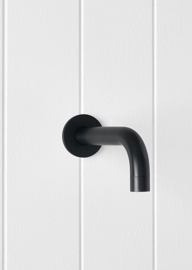 Yabby TAPWARE Sydney Wall Spout Matte Black