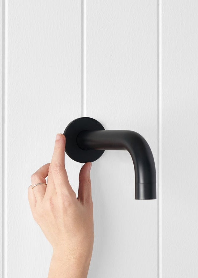 Yabby TAPWARE Sydney Wall Spout Matte Black