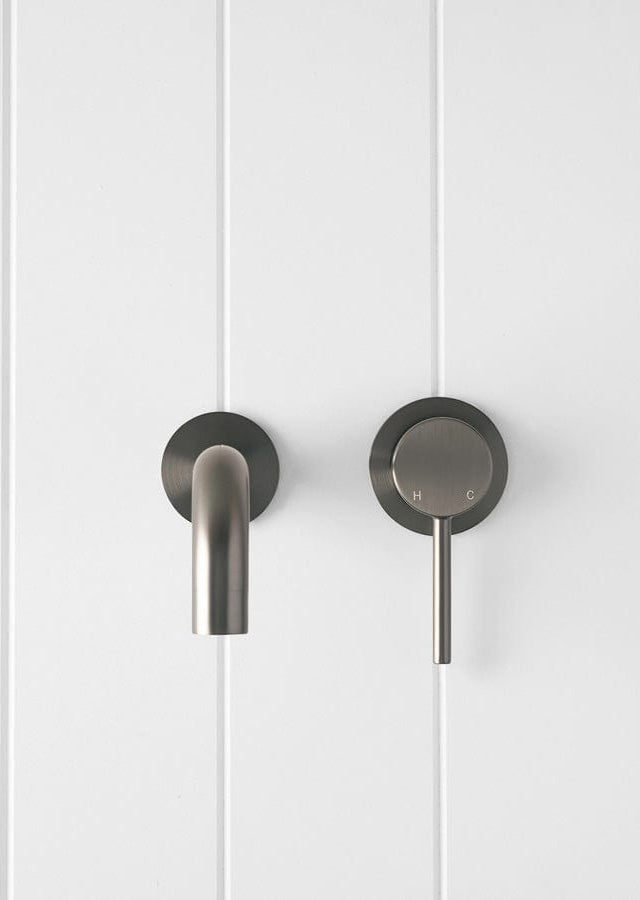 Yabby TAPWARE Sydney Wall Spout + Mixer Gunmetal