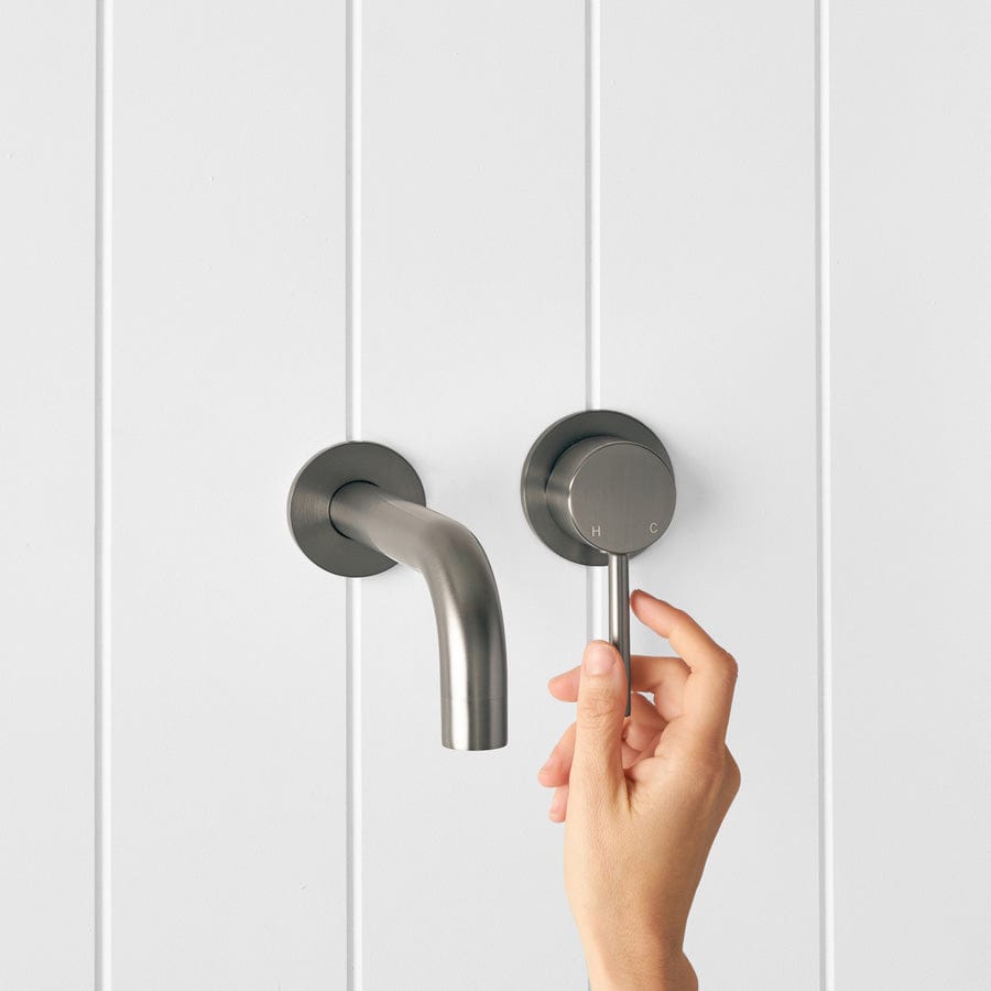 Yabby TAPWARE Sydney Wall Spout + Mixer Gunmetal