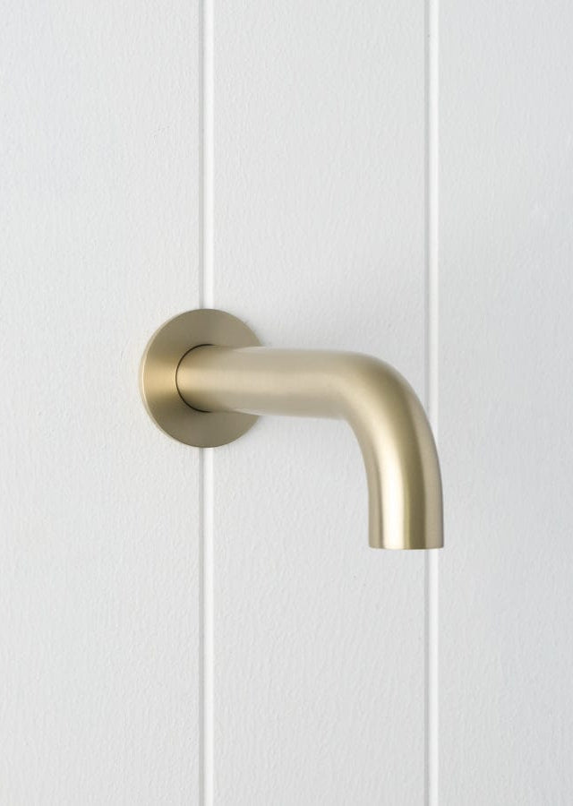 Yabby TAPWARE Sydney Wall Spout Warm Brushed Nickel