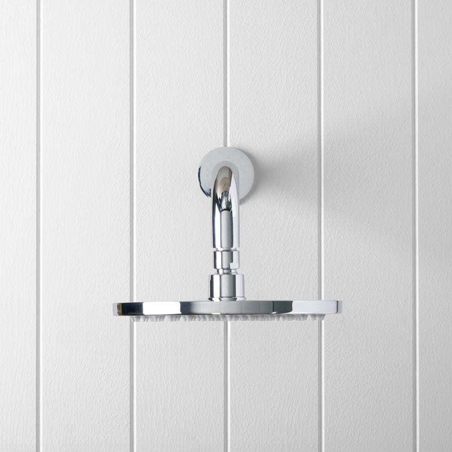 Yabby TAPWARE Wall Shower Arm and Head Chrome