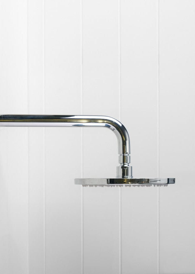 Yabby TAPWARE Wall Shower Arm and Head Chrome