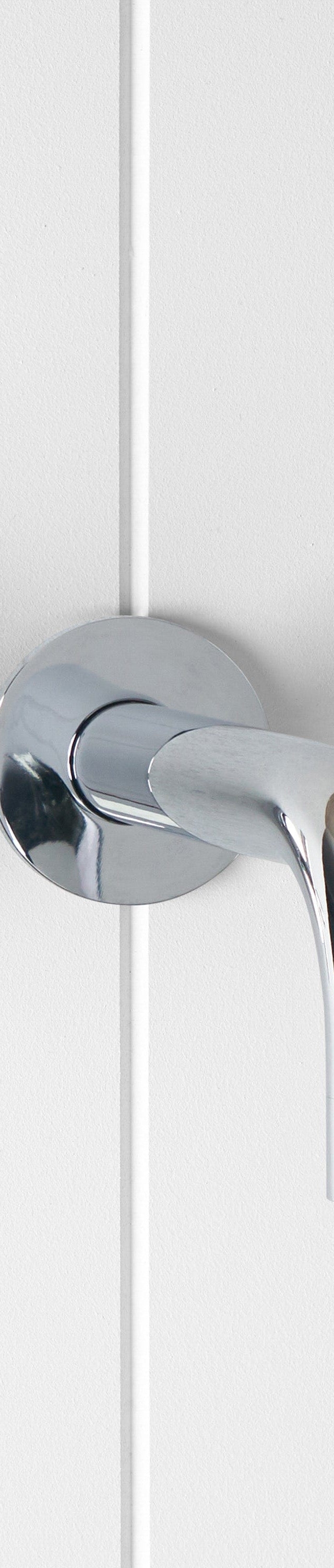 Yabby TAPWARE Wall spout + Cross taps Chrome